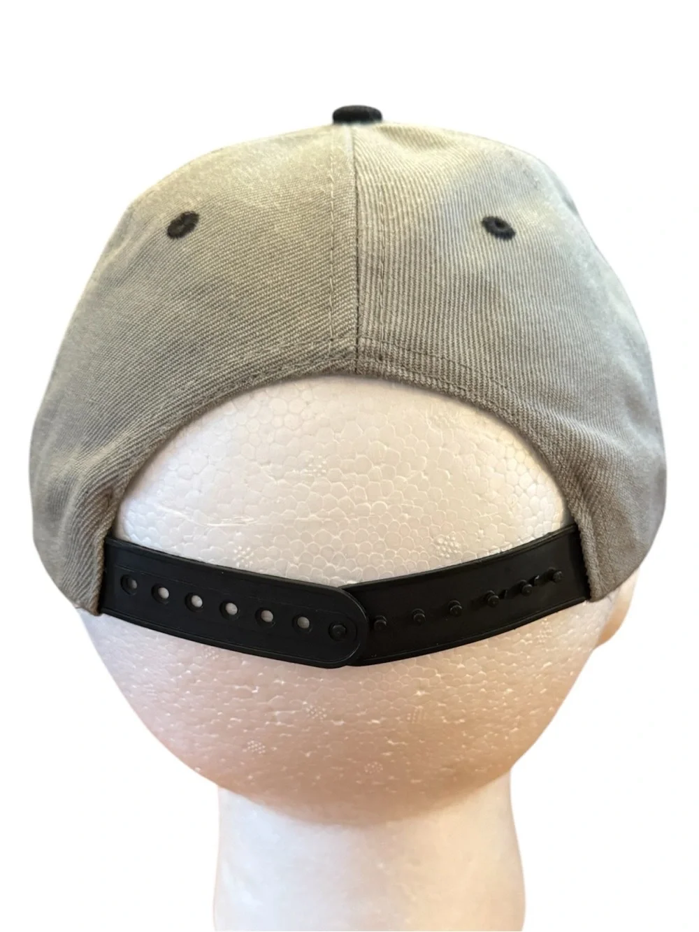 PlayStation PS Logo Snapback Hat Gray Black Sony Gaming Gamer Cap Y2K Style